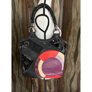 Vintage Coach Limited Edition Inlaid Patchwork shoulder bag